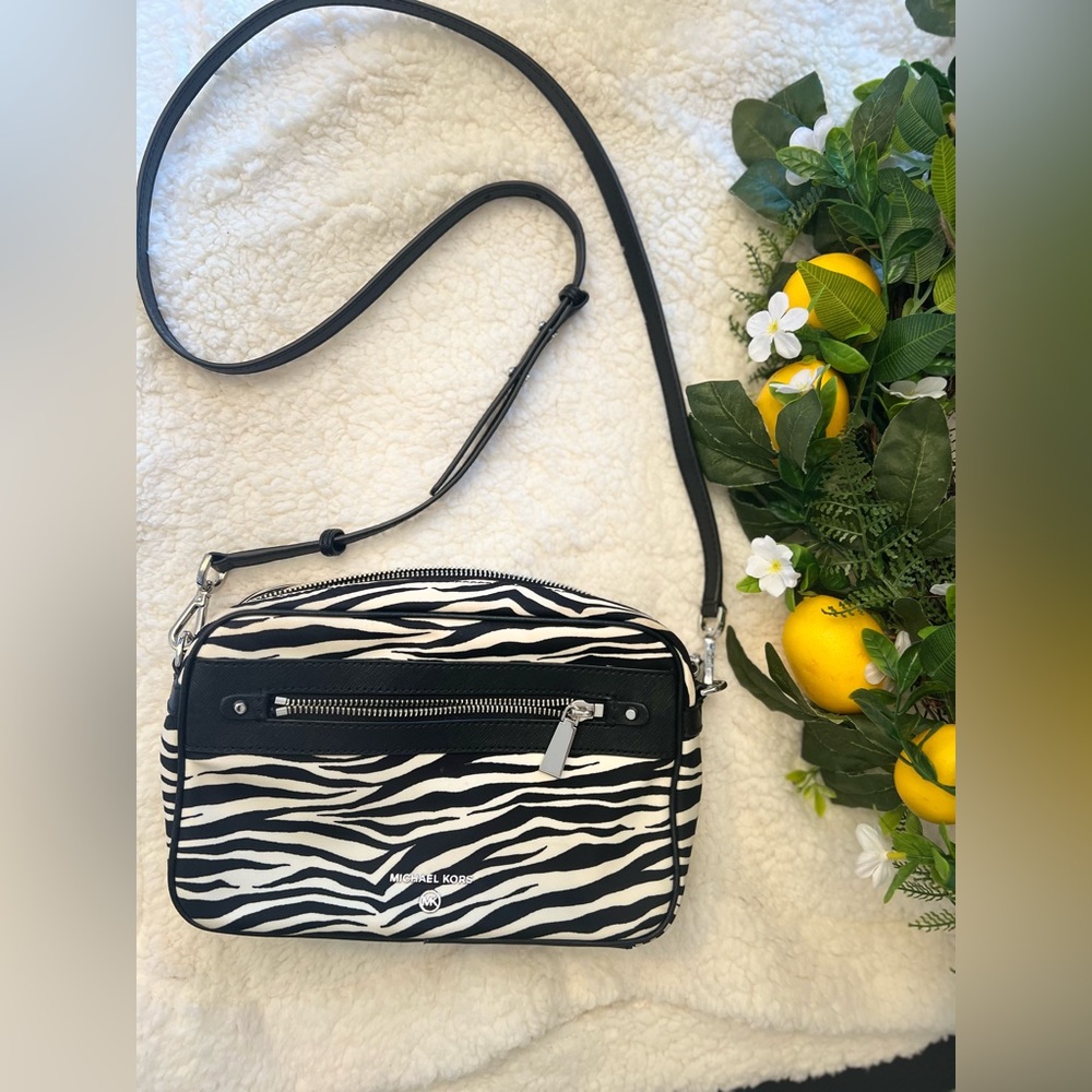 Michael Kors Cross body zebra print bag